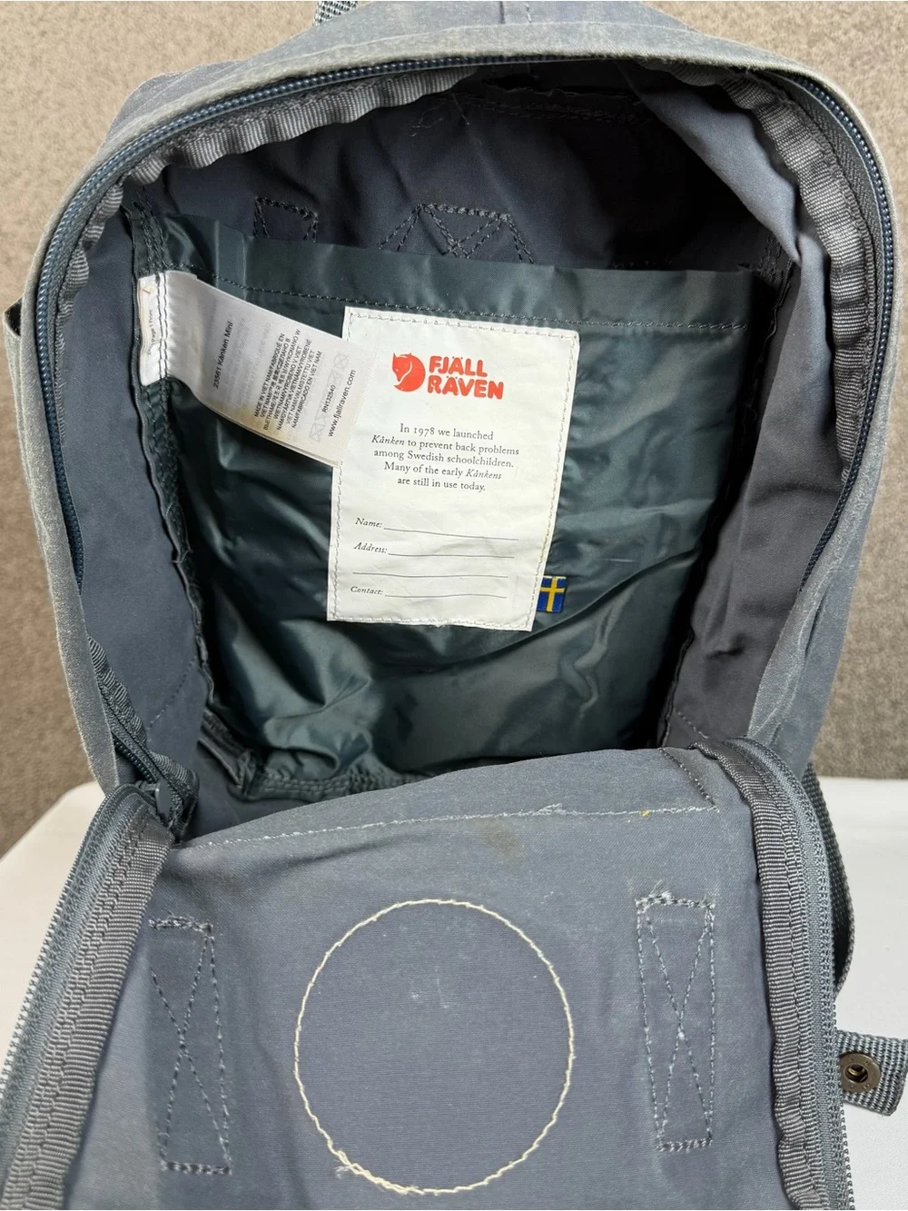 Pair Of FJALLRAVEN KANKEN Backpacks Green And Grey
